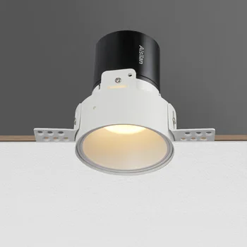 Aisilan LED încastrat tip downlight Fara rama anti-orbire pentru camera de zi hol dormitor decupaj dimensiune 8cm la fața locului lumina lămpii