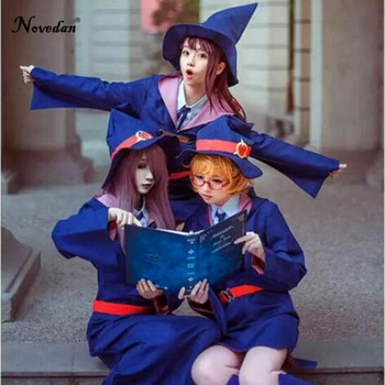 Akko Kagari Cosplay Mica Vrăjitoare Academia Uniformă Școlară Hallowen Costum Femei Anime Mica Vrăjitoare Mediul Academic Cosplay