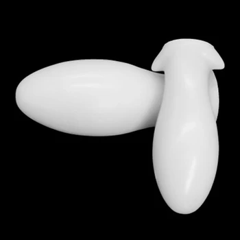 Alb Super Big Butt Plug Moale Super Gros Cal Dildo Vibrator Anal Fisting Masturbari Dispozitiv Super Gros Expander Erotic Sex Toy