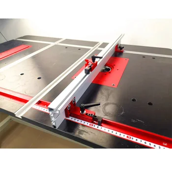 Aluminiu 75mm Inaltime Mitra Track T-track Opri Alunecare Paranteze Gabaritul Mitra Gard Conector pentru prelucrarea Lemnului banc de lucru instrument DIY