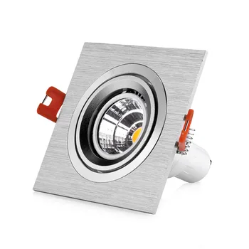 Aluminiu Reglabil Rotund 90mm Diametru GU10 / MR16 Lumina la fața Locului Locuințe LED Încastrat tip Downlight Cadru de Fixare Tavan Pentru Dormitor