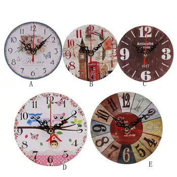 Amecor Creative DIY Epocă 3D Suprafață Oglindă Arta Ceasuri de Perete Decorative Ceas digital ceas de perete copii mecanism 19jan30