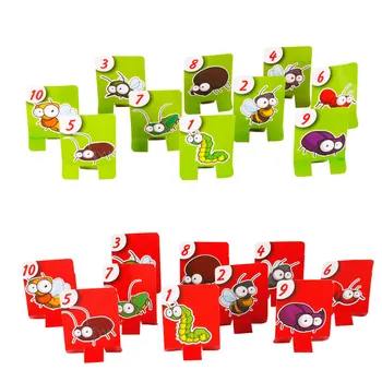 Amuzant Joc Desktop Jucării Cameleon Șopârlă Masca Datul Limba Linge Cărți de Joc pentru Copii Petrecere de Familie Jucării