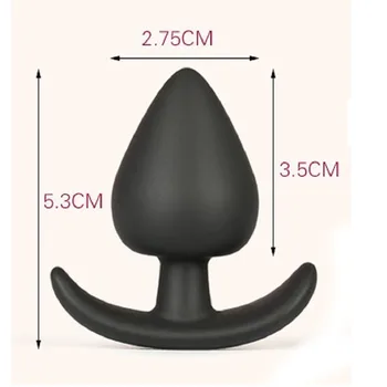 Anal expander dilatator mare de silicon anal plug g spot stimulator jucarii sexuale pentru femei buttplug anal bile de cur plug jucărie pentru adulți