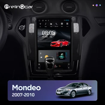 Android 10.0 4G global Lte gps auto multimedia stereo radio player pentru ford mondeo 2007-2010 verticale player, sistem de navigație