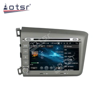 Android 10 Pentru HONDA CIVIC 2012 - Android DVD Auto Jucător de Radio Navigație GPS Player 4G LTE CARPLAY Auto Multimedia Player