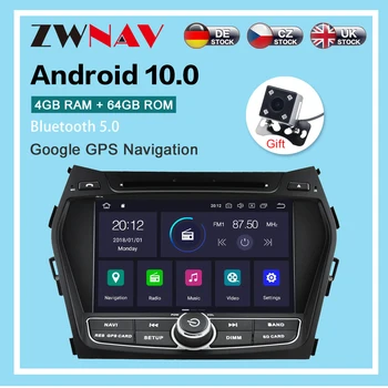 Android10.0 4G+64GB GPS Auto DVD Player Multimedia Radio Pentru Hyundai IX45 Santa fe-2018 mașină de Navigare GPS vedio player dsp
