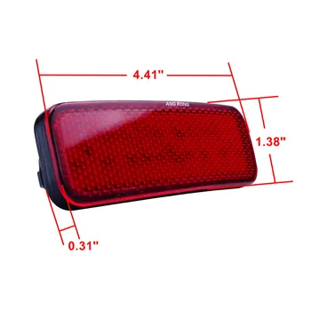 ANGRONG 2x Rosu 24 LED-uri Bara Spate Reflector Lumina Pentru Ford Transit Custom Conecta 2013+