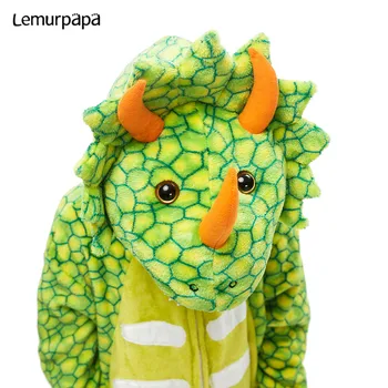 Animale Kigurumis Hăinuțe Pentru Copii Dinozaur Onesie Pijamale Îmbrăcăminte Pentru Copii De Desene Animate Drăguț Salopeta Cosplay Costum Petrecere