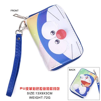 Anime Doraemon PU Scurt, Portofel, Poseta de Monede