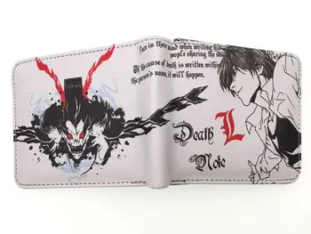 Anime Portofele Nou Designer De Death Note Portofel Băiat Fete Pungă Mică Sac De Bani