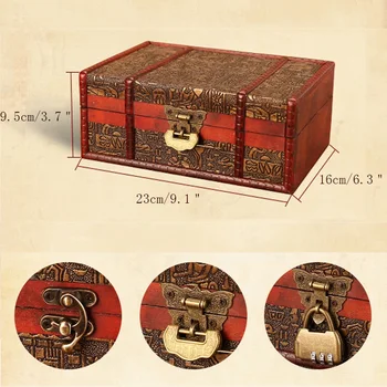Antic Cutie De Lemn Egiptean Europene Lemn Cutie De Depozitare Bijuterii Vintage Handmade Desktop Acasă Mobilier Diverse Container Meserii