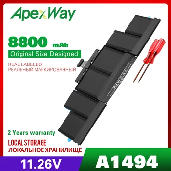 Apexway 99Wh A1494 Baterie Laptop pentru Apple Macbook Pro 15