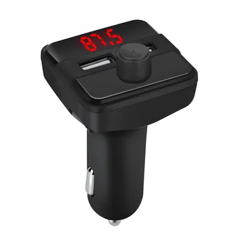 Auto Bluetooth Transmițător FM Radio Wireless Adaptor Incarcator USB Mp3 Player #LR2