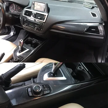 Auto-Styling 3D/5D Fibra de Carbon Auto Interior Consola centrala Culoare Schimbare de Turnare Decalcomanii Autocolant Pentru BMW Seria 1 F20 2012-2016