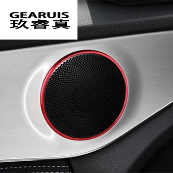 Auto styling Audio Difuzor Ușă Difuzor Capacul Ornamental Autocolant pentru Mercedes-Benz C GLC Clasa X253 W205 Interior Accesorii auto