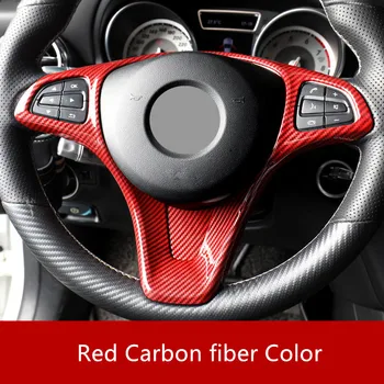 Auto Styling Consola centrala Volan Buton Cadru Decorare Autocolant Pentru Mercedes-Benz C W205 GLC X253 E W213-18 Clasa