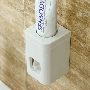 Automat creative pasta de dinti Simplu perete titularul periuta de dinti Puternică aspirație rack de perete leneș Pasta de dinti Storcator de organizator de baie
