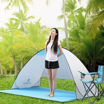Automate de Plaja Cort Adăposturi Camping Protectie UV Pop-Up Cortul de Soare Umbra Copertinei de Călătorie Turistică, Camping, Corturi-Adăpost XA195A