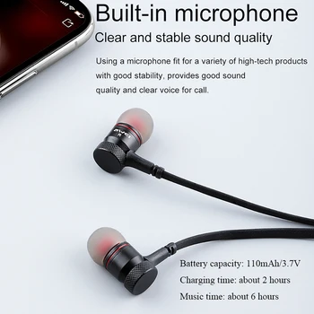 AWEI G10BL Bluetooth CSR4.2 TWS Căști Stereo 3D Sunet de Bas Magnetic Design Sport Căști Pentru Huawei, Xiaomi