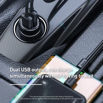 Baseus Masina Transmițător Fm Bluetooth 5.0 Mp3 Player Radio modulator Adaptor 3.1 UN Incarcator Auto USB Handsfree Car Kit Wireless Aux