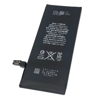 Baterie de mare capacitate Pentru apple iphone X XR XS Max 8 7 6S SE 6 5S 5C 5 4S 4 Plus acumulatorul telefonului mobil nou 0 ciclul de etanșare