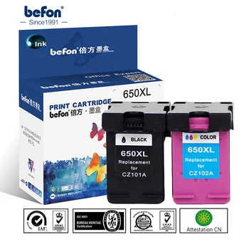 Befon Re-Fabricate 650XL Înlocuire a Cartușului de Cerneală pentru HP 650 HP650 XL pentru Deskjet 1015 1515 2515 2545 2645 3515 4645 Printer