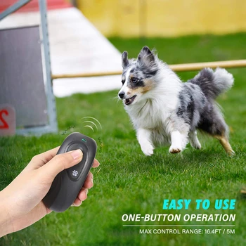 Benepaw Ultrasonic Dog Repeller În Condiții De Siguranță De Frecvență Reglabil Ergonomic Eficiente Coaja De Câine De Descurajare Portabile De Formare Pentru Animale De Companie Dispozitiv