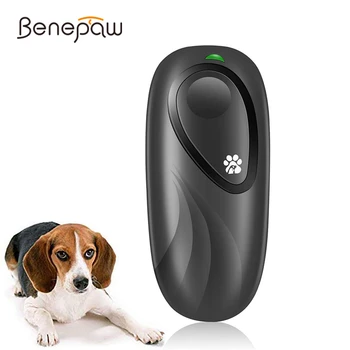 Benepaw Ultrasonic Dog Repeller În Condiții De Siguranță De Frecvență Reglabil Ergonomic Eficiente Coaja De Câine De Descurajare Portabile De Formare Pentru Animale De Companie Dispozitiv