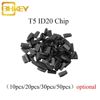 BHKEY 5X, 10X, 20X, 50X T5-20 Cip Transponder Blank de Carbon ID T5 Pentru Auto-Cheie Cemamic Cheie Auto cu Cip