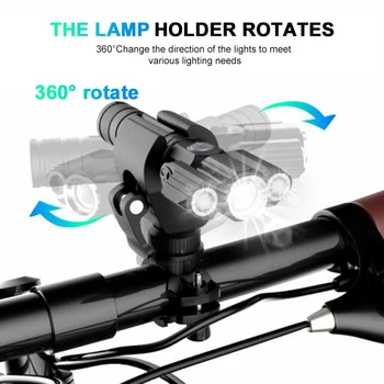Biciclete Lumina de 1000 Lumeni Lanterna Bicicleta USB Reîncărcabilă Faruri Impermeabil Fata-Spate, stopuri Bicicleta LED Accesorii