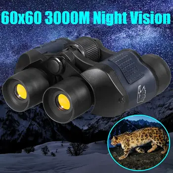 Binoclu de Înaltă Definiție Fix Zoom Telescop 60x60 HD Night Vision 3000M Portabil în aer liber, de Călătorie de Vânătoare Optice Viziune de Noapte
