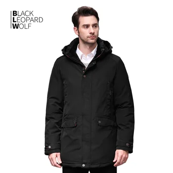 Blackleopardwolf Noua Jacheta de Iarna 2020 pentru Bărbați Haina de Moda de Înaltă Calitate, Impermeabil fermoar Guler Îmbrăcăminte Plus catifea BL-1052