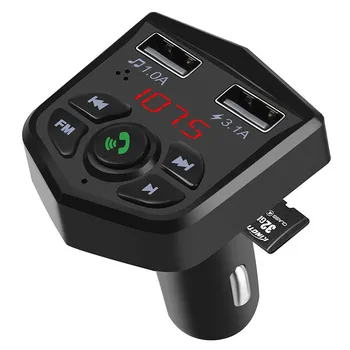 Bluetooth Transmițător FM Modulator Wireless Handsfree Car Kit-5V 3.1 a Dual USB Încărcător Adaptor Audio Auto MP3 Player