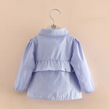 Bluza Pentru Fete 2020 Primavara Toamna 2-9 10 Ani Copii Lolita Stil Maneca Lunga Copii Fetita Cu Dungi Zburli Bluze Camasi