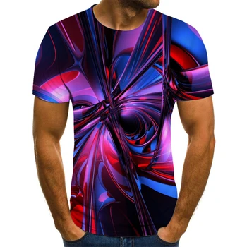 Brand Amețeli tricou Barbati Abstract tricouri 3d Psihedelice Tricou Imprimat Harajuku Tricou Print Mens Îmbrăcăminte Hip hop