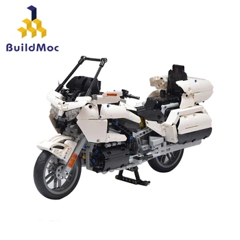Buildmoc Technic Motocicleta De Încărcare Masina Creator Expert Blocurile Orașului Jucării Pentru Copii Classic Moc Cărămizi Cadouri
