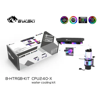 Bykski CPU GPU Greu Tub de Răcire cu Apă Split Kit Raditor Program Avansat Kituri de 5V O-Iluminare RGB