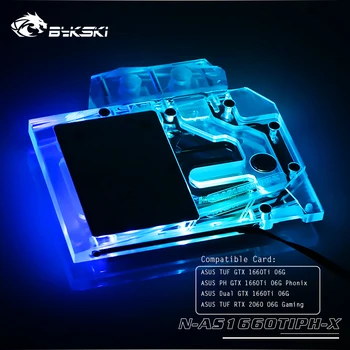 Bykski GPU Apă, Bloc Pentru ASUS TUF RTX 2060-O6G de Jocuri,GTX 1660TI-O6G,GTX 1660TI-O6G Phoenix GPU Cooler ,N-AS1660TIPH-X