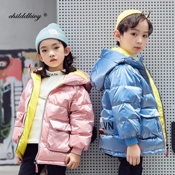 Băieții haina de iarna 2020 copii haina de moda pentru fete grosime de vânt îmbrăcăminte exterioară cald imbracaminte copii fete jos jacheta 2-10 ani