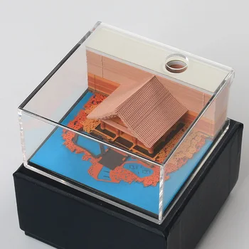 Cadou personalizat 133 Straturi Post-it-Pad Notă de Moda Noutate Stick Carte Notă Tampoane Memo 3D Notă de Lipicios Cu o Cutie-Cadou