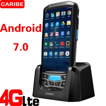 CARIBE PL-50L wifi / dinte / 4G accidentat pos android scanner de coduri de bare mobile pda cu imprimantă încorporată