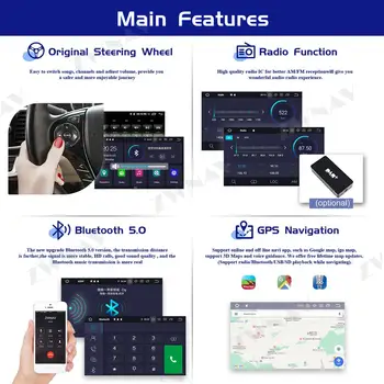 Carplay 4+128G Android 10 Ecranul Player Multimedia Pentru Hyundai Tucson 2017 IX35 GPS Navi Auto Audio Radio Muzica Stereo Unitatea de Cap