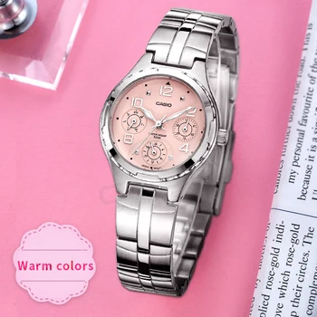 CASIO ceas indicator Luminos de Viață impermeabil de Moda Cuarț Femei Fata de Roman relojes mujer Ziua Îndrăgostiților cadou LTP-2064
