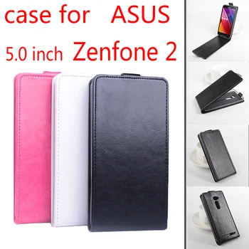 Caz din piele Pentru ASUS Zenfone 2 ZE500CL ZE550CL Flip cover locuințe Pentru ASUS Zenfone2 ZE550 CL / ZE 550 CL caz de Telefon Pungi de Fundas