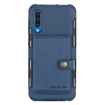 Caz Pentru Samsung Galaxy A50 A70 A20 M10 M20 M30 S10 Plus S9 S8 NOTE8 NOTE9 A5 2017 A8 2018 Caz de Telefon de Portofel Slide Card Coque
