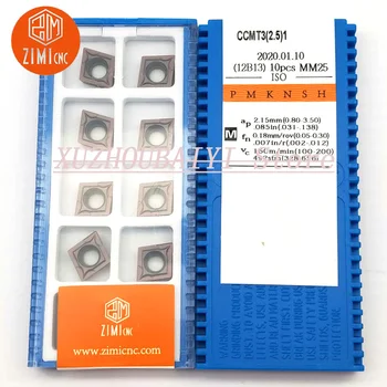 CCMT09T304/CCMT09T308/CCMT060208/CCMT060204 insertii carbură original externe-unelte de strungarie masini-unelte CNC de tăiere instrumente de cotitură