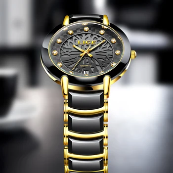 Ceas de cuplu LIGE Mens Ceasuri de Top de Brand de Lux Cuarț Femei Ceas Doamnelor Rochie Ceas de mână de Moda Casual, iubitorii de Ceas Barbati