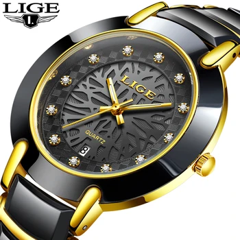 Ceas de cuplu LIGE Mens Ceasuri de Top de Brand de Lux Cuarț Femei Ceas Doamnelor Rochie Ceas de mână de Moda Casual, iubitorii de Ceas Barbati
