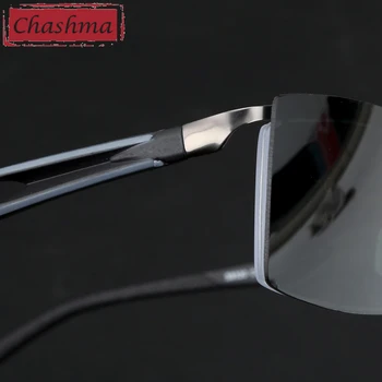 Chashma Brand Verifocal Ochelari Barbati Jumătate Cadru Magnet Optice Ochelari Lentile Progresive Ochelari de Citit cu Clips Magnetic
